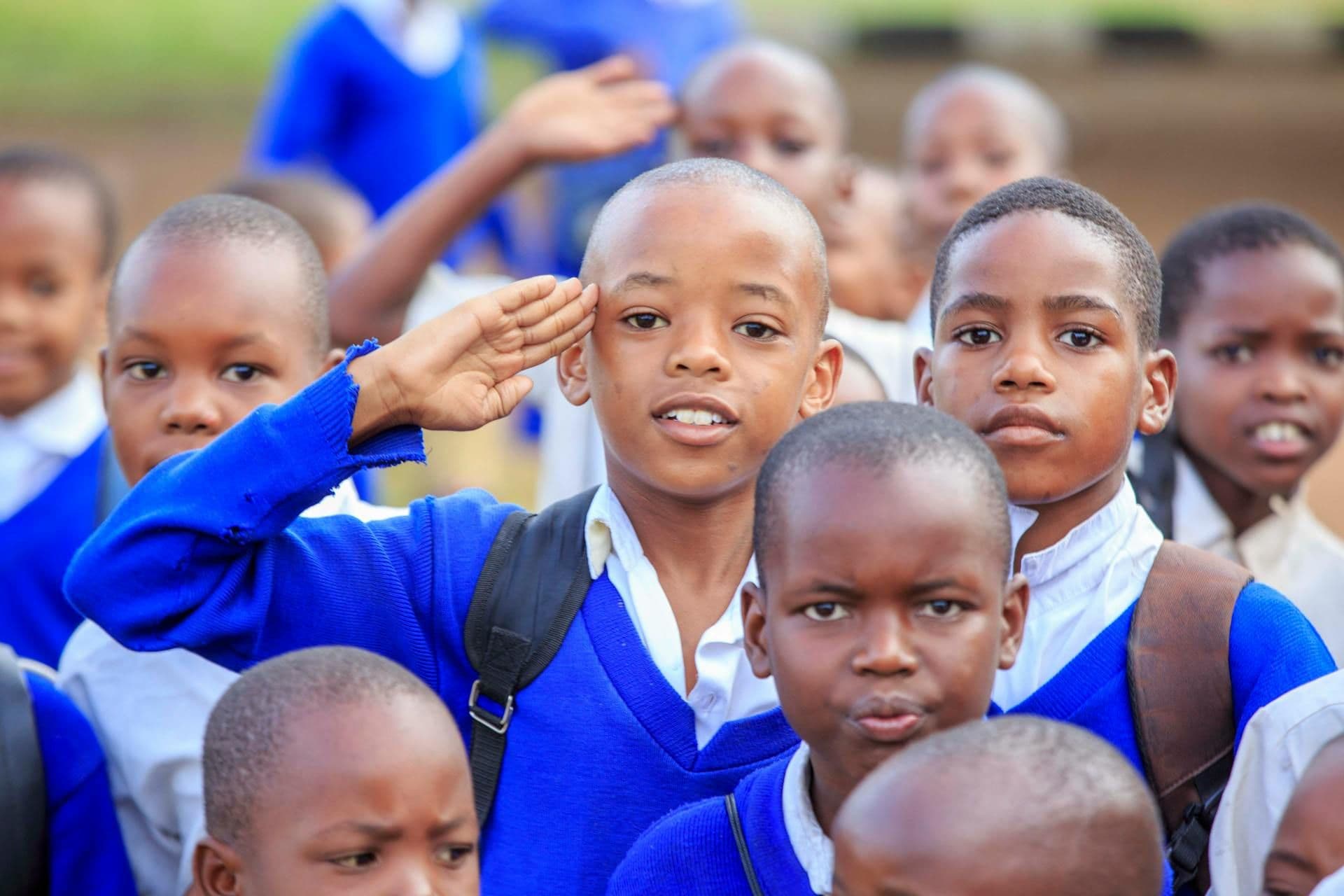 Kids ready to start school