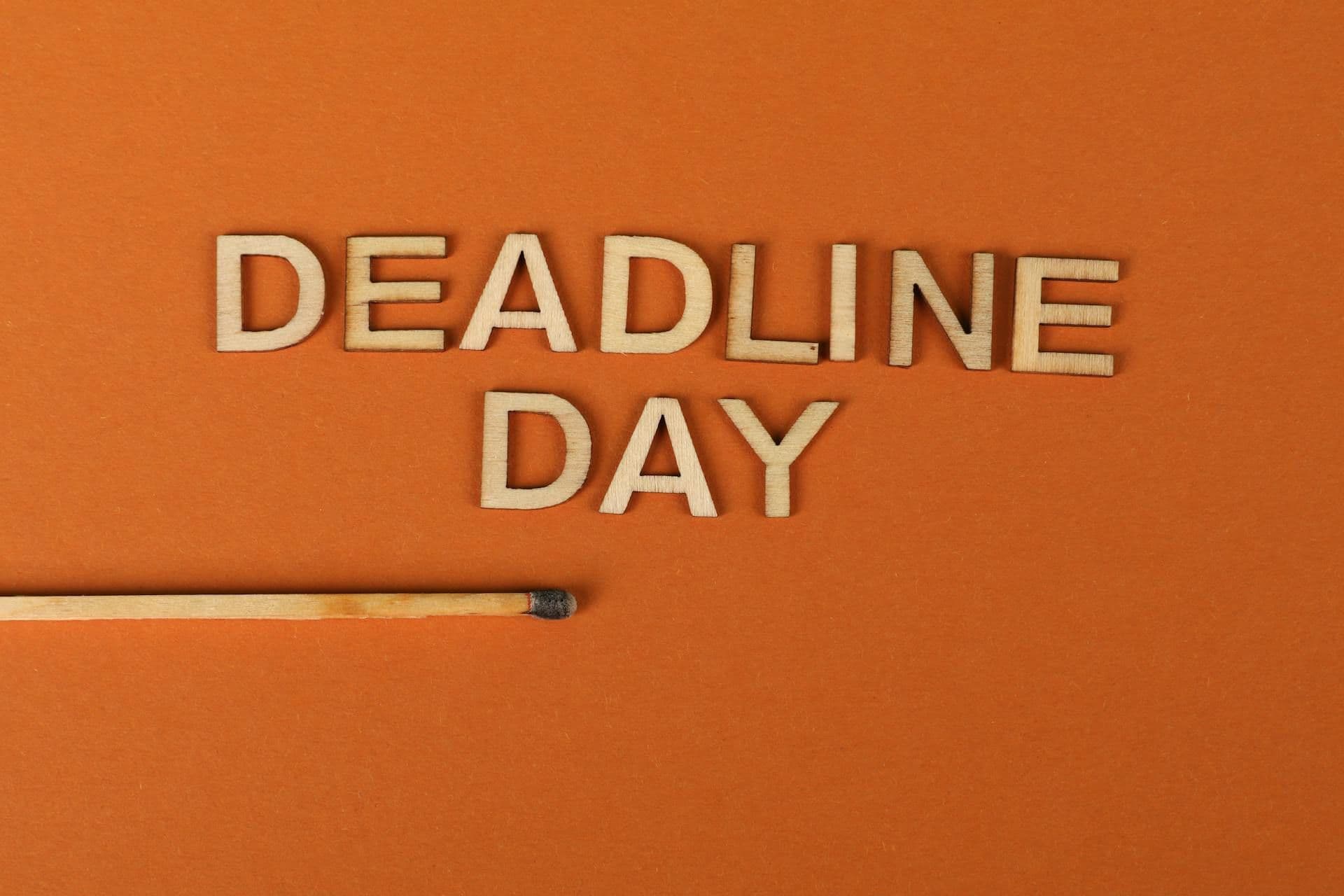Deadline day text