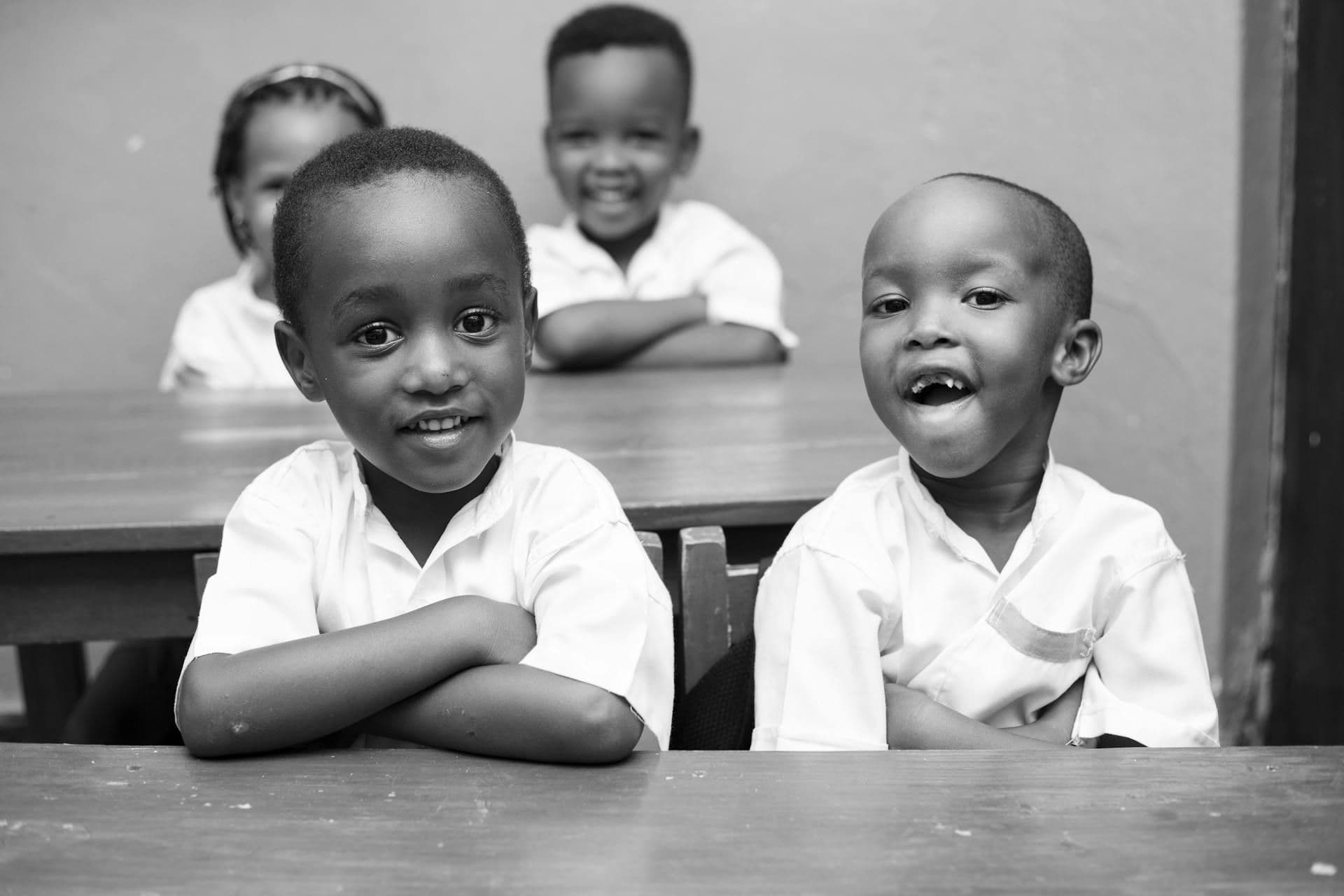 Kids at school ready to learn